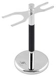 Pearl Combo of Shaving Razor and Brush Holder Stand (Black)