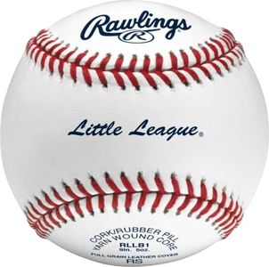 Rawlings | LITTLE LEAGUE Competition Grade Baseballs | RLLB1 | Youth/14U | Game/Practice Use | 6 Count