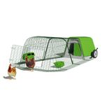 Omlet Eglu Go Chicken Coop | Compact Starter or Broody Coop | Ideal for up to 3 Large Hens or 4 Bantams | Easy to Clean Plastic Poultry Tractor | Coop with 2m Run and Wheels