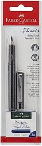 Faber-Castell Comfortable School Fountain Pen – Medium, Carbon Black, (40-149809)