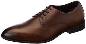 Hush Puppies Mens Deen Derby -E Brown Uniform Dress Shoe - 7 UK (8244025)