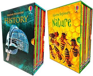 Usborne Beginners History & Nature 20 Books Collection Box Set