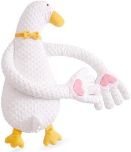 Animal Stuffed Plush Toy, 25.5" White Goose Plush Doll,Large Animal Pillow