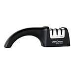 Chefs Choice 4633900 4633 Angle Select Diamond Hone 3 Stage Manual Knife Sharpener, Plastic, Black