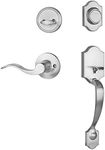 Dynasty Hardware DEN-HER-405-15R Denver Front Door Dummy Handleset, Satin Nickel, with Heritage Lever, Right Hand