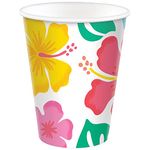 amscan Summer Hibiscus Cups | 9 oz. | 50 Pcs