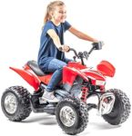 Honda TRX ATV Off Road Ride on Toy for Kids 12 Volt Battery Powered Electric Vehicle for Toddlers | Boys & Girls Age 3-5 | Includes Charger | Red