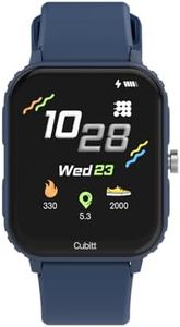 Cubitt Teens Smart Watch Fitness Tracker for Teens, with Heart Rate, Blood Pressure, Blood Oxygen, Sleep Monitor, 20+ Games, Alarms, Activity Tracker 1.85' HR Touch Screen, IP68 Waterproof