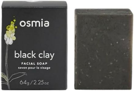 Osmia Organics Clay Facial Soap, Black