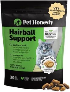 Pet Honesty Vet Backed Cat Hairball Remedy Chews, Chicken, 30-Day Supply