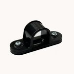 10 x 20MM Black Plastic PVC Conduit Saddles by Jegs