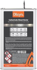 Oilsyn CarbonCode Diesel Dr Complete Fuel System, Injector & Engine Cleaner. Multiple Detergent Tech with Max Strength Polyetheramine. Up to 10 Point Cetane Increase. (5 Litres)