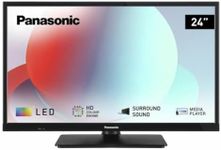 Panasonic TS-24N30AEZ, N30 Series 24 Inch HD LED TV, 2024, USB Multimedia Player, High Contrast, Triple HD Tuner, HDMI, Wall Mount, Slim Frame, Outstanding Visual Experience