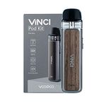 Official VOOPOO VINCI Pod Vape 15W Airflow System with Built-in 800mAh Battery E Cigarette PnP Coils 2ml Pod -Pine Grey (No Nicotine,No E Liquid)
