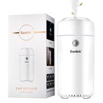 Gonlink Humidifier, Mini Air Humidifier for Bedroom, 100ML Room Humidifier Ultrasonic Cool Mist with 7 Color Light for Car Office Home (White)