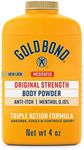 Gold Bond, Medicated TalcFree Original Strength Body Powder, 4 Ounce