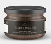 Strongus Vanilla Powder - Pure Ground Madagascar Vanilla Beans - Gourmet Flavoring for Baking, Cooking, Coffee & Ice Cream Making - Rich in Flavor, Aroma - Essential Pantry, Kitchen Spices - 28 g