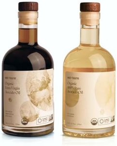 west~bourne Organic Avocado Oil Set (2 x 12.7 Fl oz) – 100% Pure Oil for High Heat Cooking & Cold Pressed Extra Virgin Finishing Oil in Glass Bottles - Non-GMO, Vegan, Gluten-Free, Paleo Friendly - 375ml Each