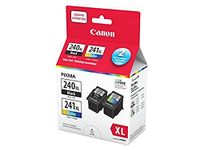 Genuine Canon PG-240XL/CL-241XL HIGH Yield Ink Cartridge Value Pack, Black and Tri-Colour