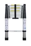 Aardwolf Quickfit Heavy Duty Aluminium Telescopic Ladder 13 Step (3.8M/12.5 FT)| Foldable Step Ladder | Free Bag | 150 Kg Capacity | Ladder for Home | DIY Professional | Industrial (3.8M/13 Step)