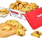 David's Cookies Cranberry Pistachio Biscuits Sweet Sampler Tin - Irresistible Crunch, Snacks And Bakery Treats - Ideal for Snacking And Gifting - Delicious Gourmet Food Gift For All Occasions 9.3oz