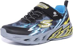 Skechers Boy's Light Storm 2.0 Sneaker, Black, 2.5 UK
