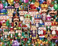 Vermont Christmas Company Nutcracker Suite Jigsaw Puzzle 1000 Piece - Christmas Nutcracker Collage Puzzles - Holiday Activity for Adults & Families