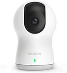 Blurams Dome Pro, 1080p Security Camera with Siren PTZ Surveillance System with Facial Recognition, Human / Sound Detection, Person Alerts, Night Vision Cloud / Local Available Compatible with Alexa