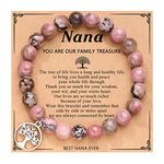 PINKDODO Mothers Day Gifts for Nana Gifts from Grandkids, Nana Bracelet Birthday Christmas Valentines Day Gifts for Nana Grandma Jewelry