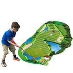 GOODLYSPORTS 3D Mini Golf Course, Mini Golf, Kids Golf Club Set, Toddler Golf Set with Putting Mat and Retractable Kids Golf Clubs. Kids Golf Sets Age 3-5,Indoor and Outdoor Kids Golf