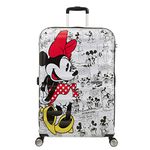 American Tourister DISNEY Wavebreaker Spinner Large, Minnie Comics White (Model 85673-7484)