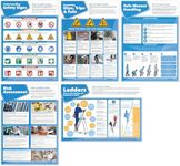 Daydream Education Warehouse Safety Posters - Set of 5 Posters - Health and Safety Posters - Laminated Gloss Paper - 420mm x 594mm (A2) - Health & Safety Office and Commercial Wall Charts