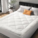 Renvix Cal King Size Mattress Pad, Pillow Top Mattress Topper for Back Pain, Thick Quilted Mattress Cover 900 GSM Down Alternative Overfilled Plush Soft Protector with 8-21 Inch Deep Pockets