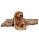 ANWA Calming Dog Blanket Large Size, Shag Vegan Fur Dog Blanket, Soft Dog Blanket Multiple Use 47'' x 41''