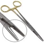 Gold Handle Olsen Hegar Needle Holder 5.5", Premium