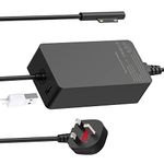 Surface Pro Charger,BIUBOTY 65W Microsoft Surface Pro Charger for Surface Pro 11/X/10/9/8/7/6/5/4/3,Surface Laptop 7/6/5/4/3/2/1,Surface Go 4/3/2/1,Surface Book 3/2/1,Model 1706 1796 1800 AC Adapter