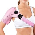 HOTANJI Shoulder Support for Women,Adjustable Shoulder Brace for Men,Breathable Arm Sling for Shoulder Injury,Sprain,Tendinitis,Arthritis,Shoulder Strap Fits Both Right or Left