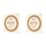 D'Addario EJ87B Titanium Baritone Ukulele Strings & EJ65B Baritone Pro-Arte Custom Extruded Nylon Ukulele Strings