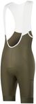 CEROTIPOLAR Cycling Bibs Men, Long Riding Pad Bicycle Biking Bib Shorts UPF50+, Olive-1, Large