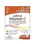 Vitabiotics Ultra Vitamin C Tablets (Ascorbic Acid) Sustained Release with Bioflavonoids - 60 Tablets