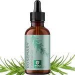 Pure Rosemary Oil for Hair Care - Volumizing Aromatherapy Rosemary Essential Oil for Diffuser Plus Hair Skin and Nail Care - Nourishing Rosemary Hair Oil for Enhanced Shine and Dry Scalp Care (2oz)