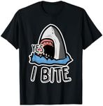 Kids Funny Week Of The Shark Yes, I Bite Shark Kids T-Shirt