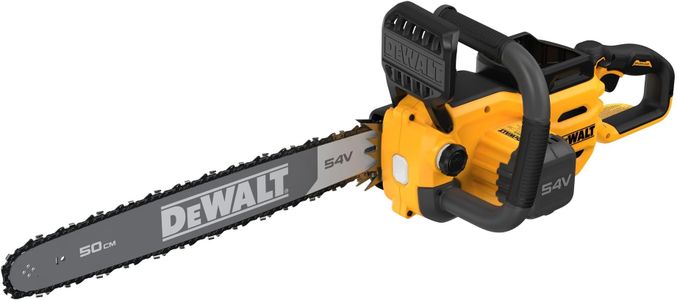 DEWALT 54V Cordless Chainsaw, 50cm Bar – Powerful Electric Saw