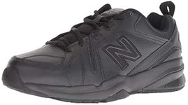 New Balance mens 608 V5 Casual Comfort Cross Trainer, Black/Black, 10.5 W