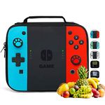 JIRAIKEI Insulated Lunch Box for Boys Girls, Game Lunch Bag for Work Office Travel Picnic Hiking Beach, Waterproof Leakproof Portable Fits Most Lunch Bento Boxes