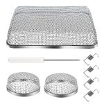 RV Vent Screens for Stainless Steel Mesh Furnace Vent Screen,Water Heater Vent Cover RV Exhaust Vent Screen for RV/Campers/Trailers with Installation Tool(3Pack)