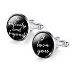 I Love You to Infinity and Beyond Cufflinks