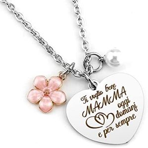 ZKIUOA Regalo Mamma Compleanno Collana Mamma Regali Mamma Compleanno Regalo Mamma Natale Idee Regalo Festa Della Mamma Regalo Compleanno Mamma Regalo Per La Mamma Idee Regalo Donna Compleanno