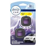 Febreze Car Air Freshener Vent Clip Midnight Storm Scent, 4ml. Car Vent Clip, 2 Count