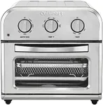 Cuisinart TOA-26 Compact Airfryer Toaster Oven, 1800-Watt Motor with 6-in-1 Functions and Wide Temperature Range, Air Fryer, Stainless Steel